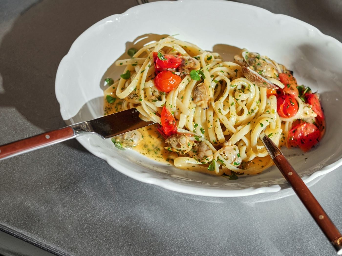 Linguini with Clam Sauce