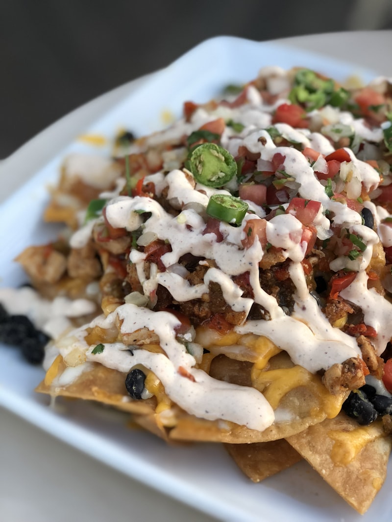 Loaded Chicken Nachos